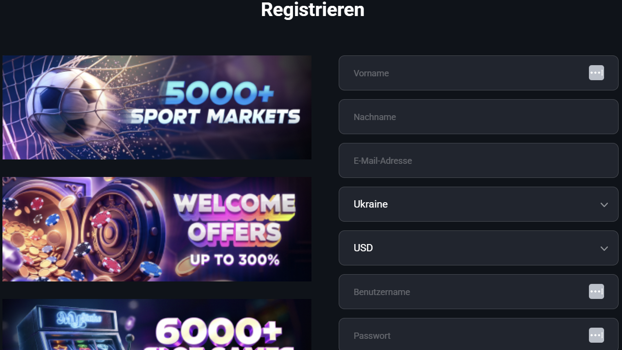 Mystake Casino Registration